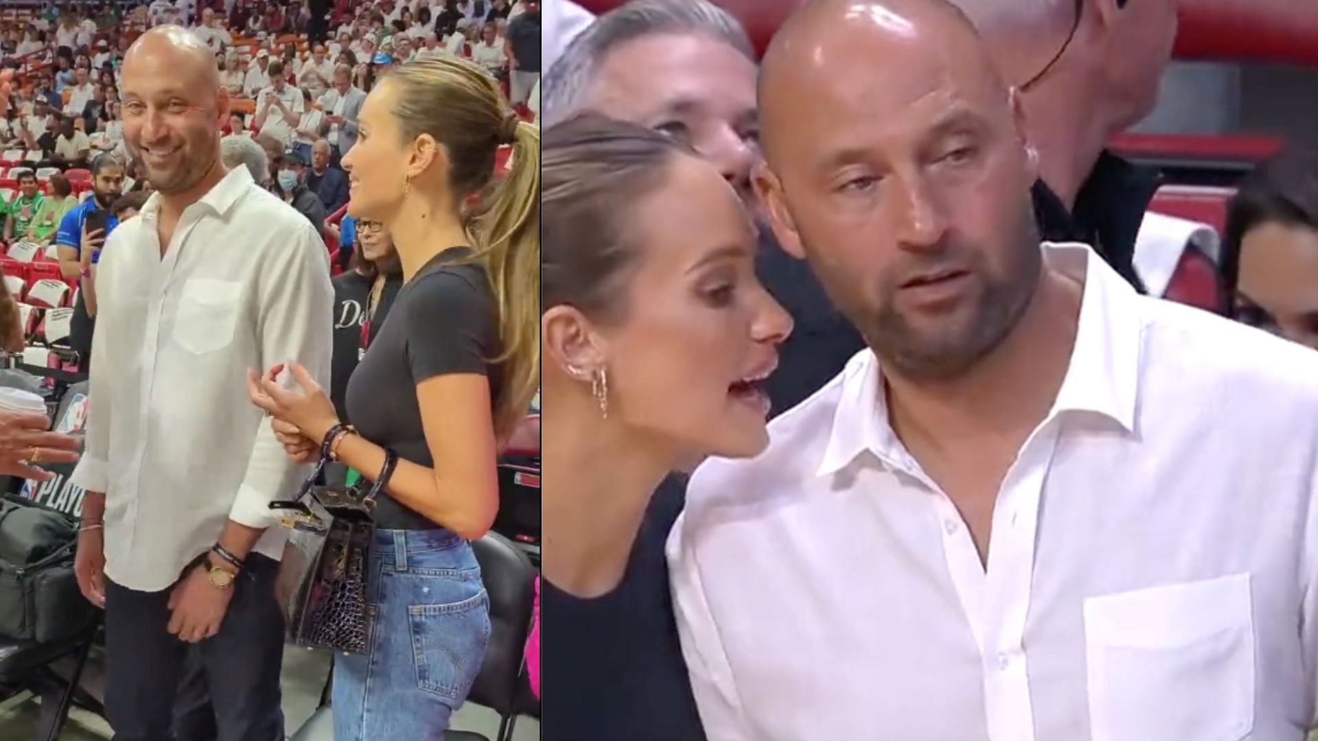 Derek Jeter's wife Hannah, kids make rare public appearance as