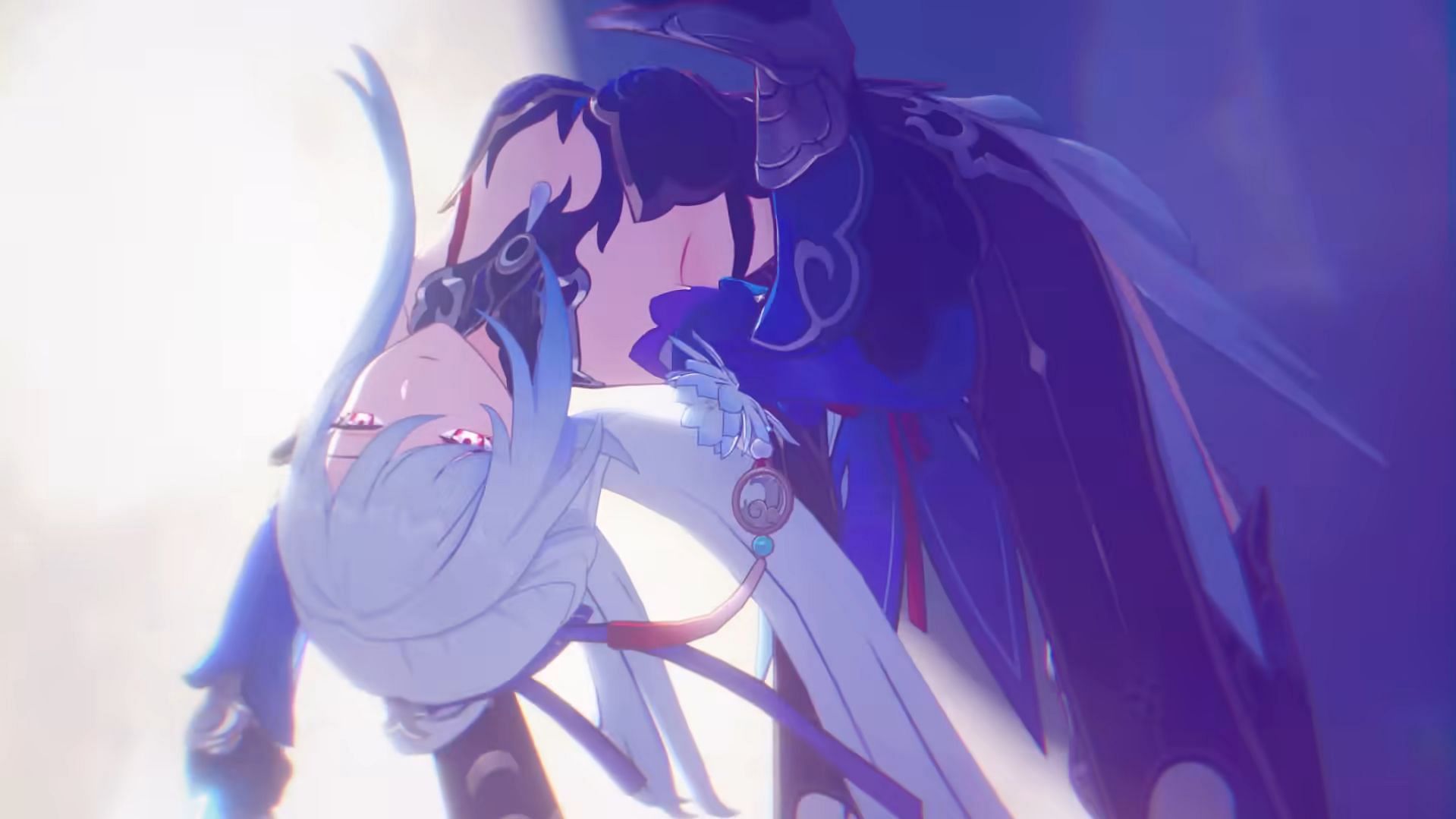 Jingliu, as shown in the Honkai Star Rail launch trailer (Image via HoYoverse)