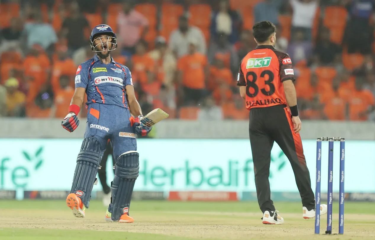 Nicholas Pooran hammered 44 runs off just 13 balls to take the game away from SRH