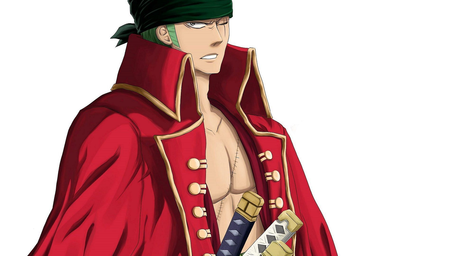 Zoro in his One Piece Film Z outfit (Image via Toei Animation, One Piece)