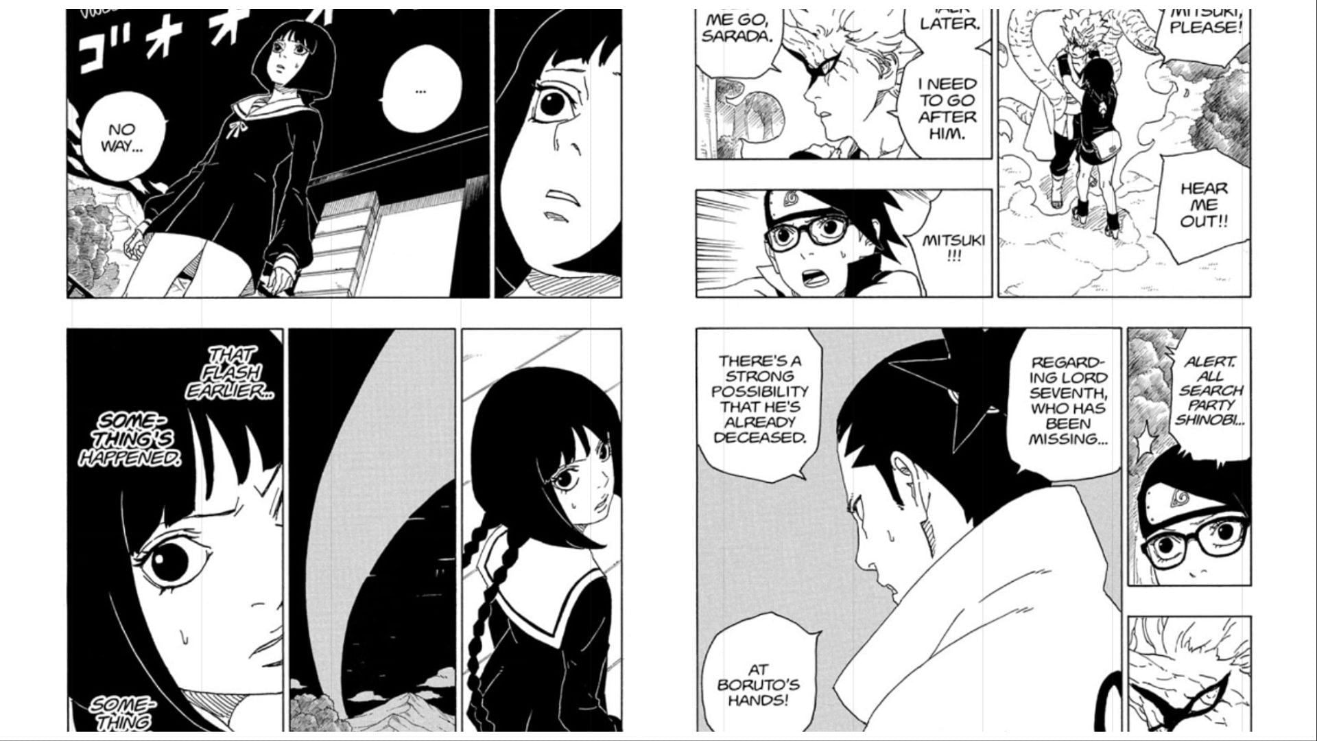 Love how Hinata and Himawari are supportive of Boruto and Naruto. : r/Boruto