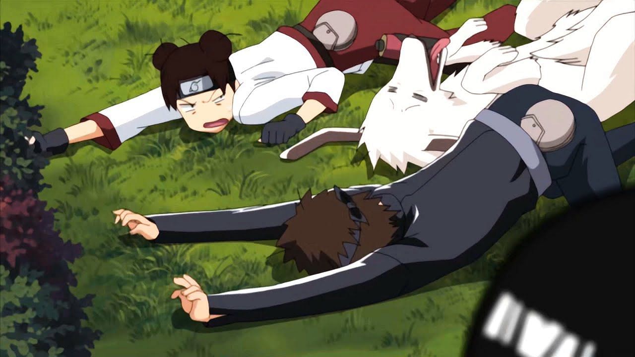 Tenten and Kiba (Image via Pierot)