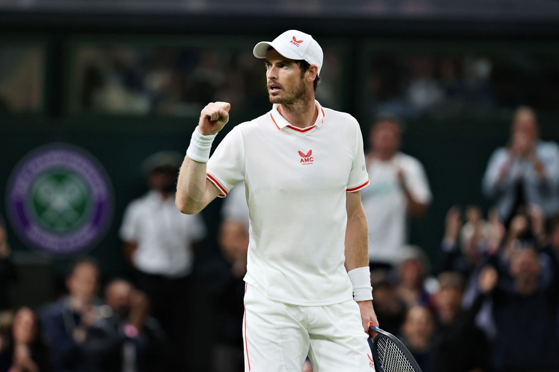 Andy Murray at the 2021 Wimbledon Championships