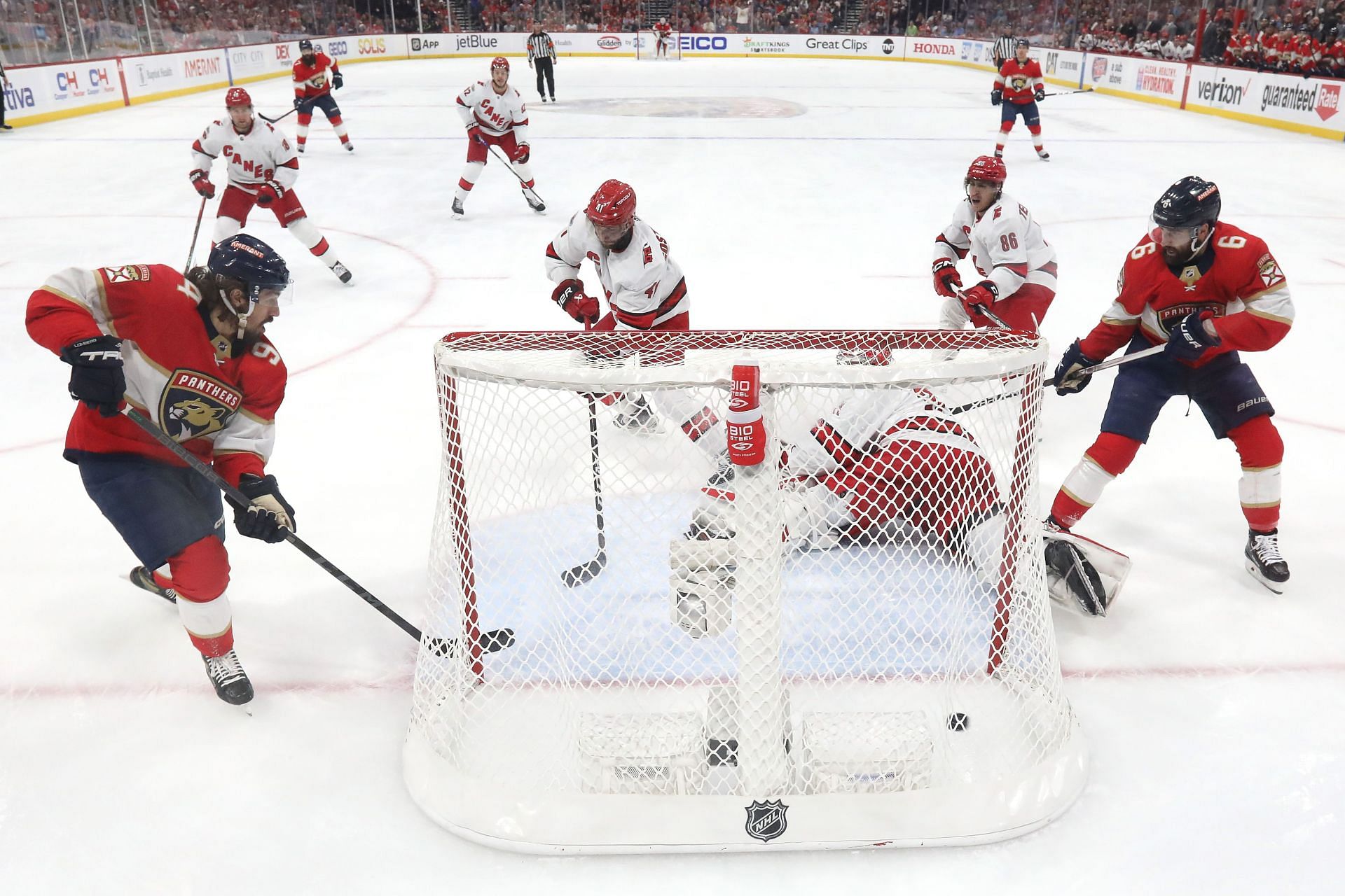 Carolina Hurricanes swept by Florida Panthers, ousted from NHL playoffs
