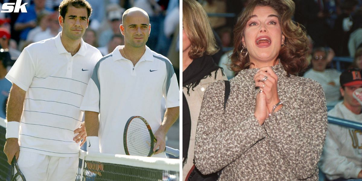 Pete Sampras took Andre Agassi to a Broadway production starring Brooke Shields