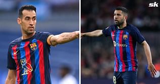 "They are two legends of the club" - Xavi heaps praises on departing Barcelona stars Sergio Busquets and Jordi Alba