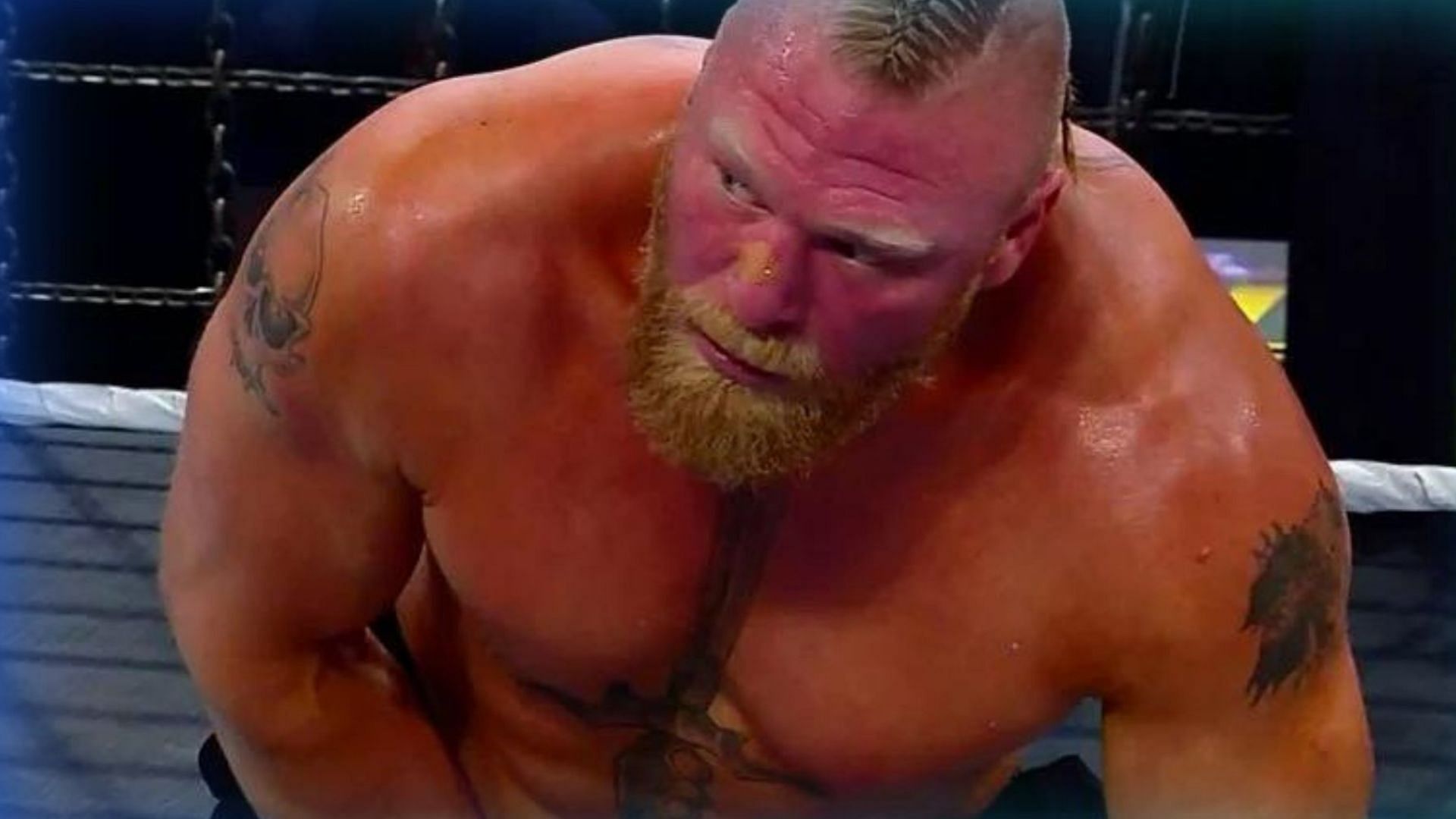 Brock Lesnar had a rough WWE RAW