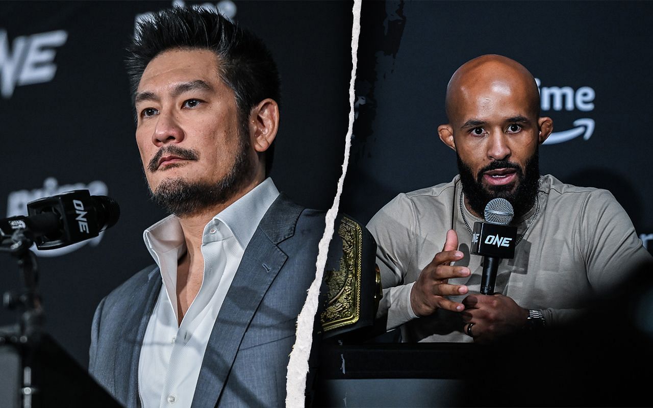 Chatri Sityodtong and Demetrious Johnson - Photo by ONE Championship