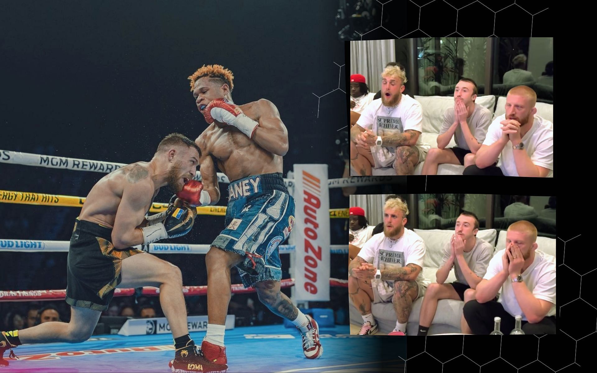 Bo Bickal, Jake Paul and Betr employee Derek react to Devin Haney&rsquo;s controversial win over Vasily Lomachenko. [Image credits: @realdevinhaney on Instagram and @betrcombat on Twitter]