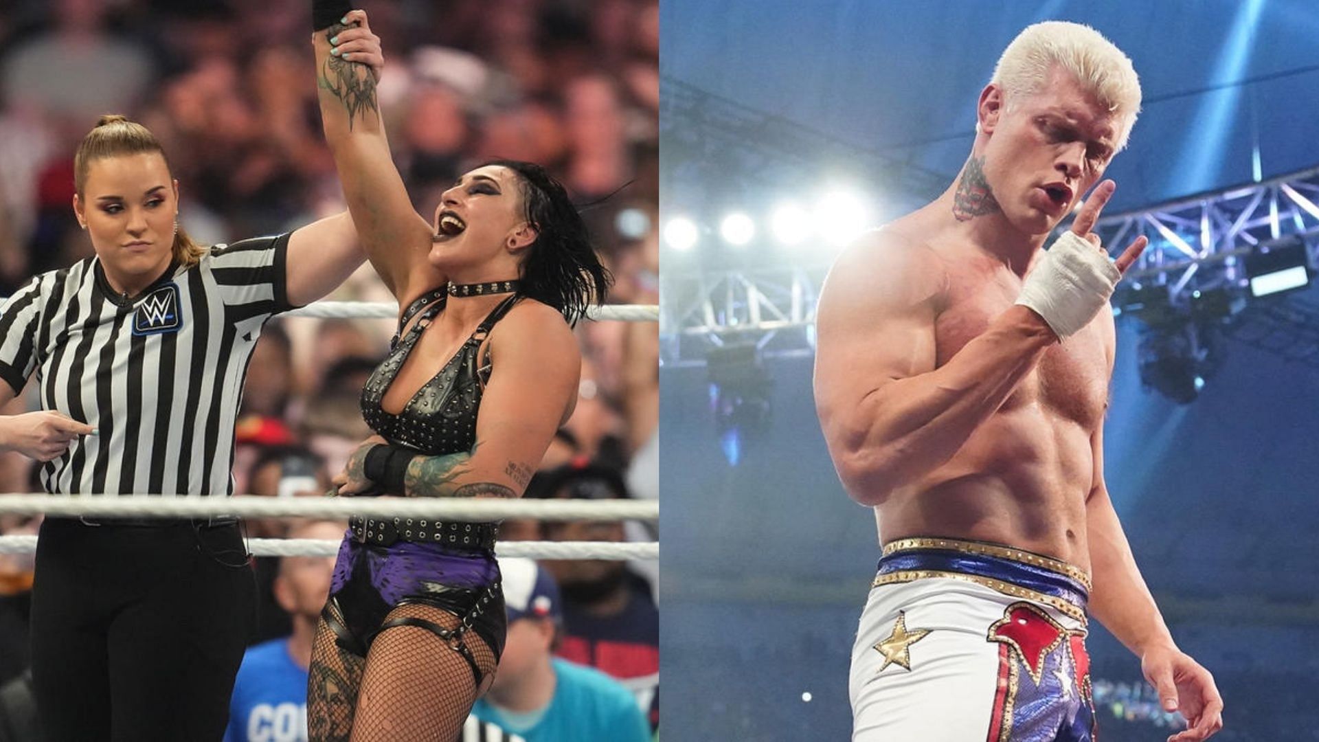 Rhea Ripley and Cody Rhodes suffered injuries at the WWE Royal Rumble 2023.