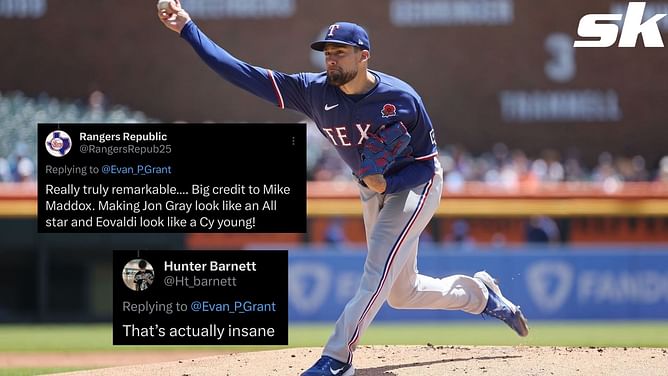 Texas Rangers fans react to team's impressively low ERA while missing Jacob deGrom: "Big credit to Mike Maddux" "That's actually insane"