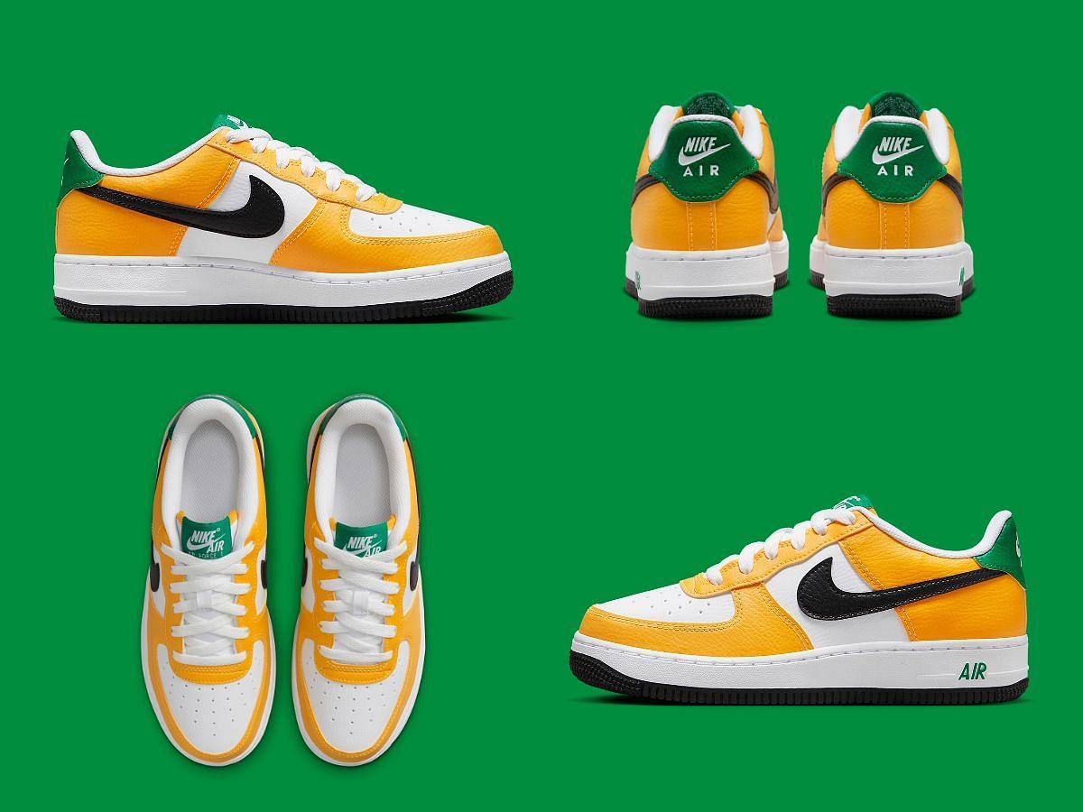 The upcoming Nike Air Force 1 Low &quot;Oakland Athletics&quot; sneakers gives a nod to the American professional baseball team (Image via Sportskeeda)