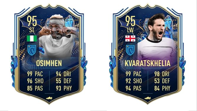 FIFA 23 leak hints at Victor Osimhen and Khvicha Kvaratskhelia Serie A TOTS cards coming to Ultimate Team