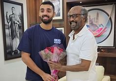 "Seriously felt like a family member the way he spoke to us" - KKR spinner Varun Chakaravarthy meets Superstar Rajinikanth in Chennai