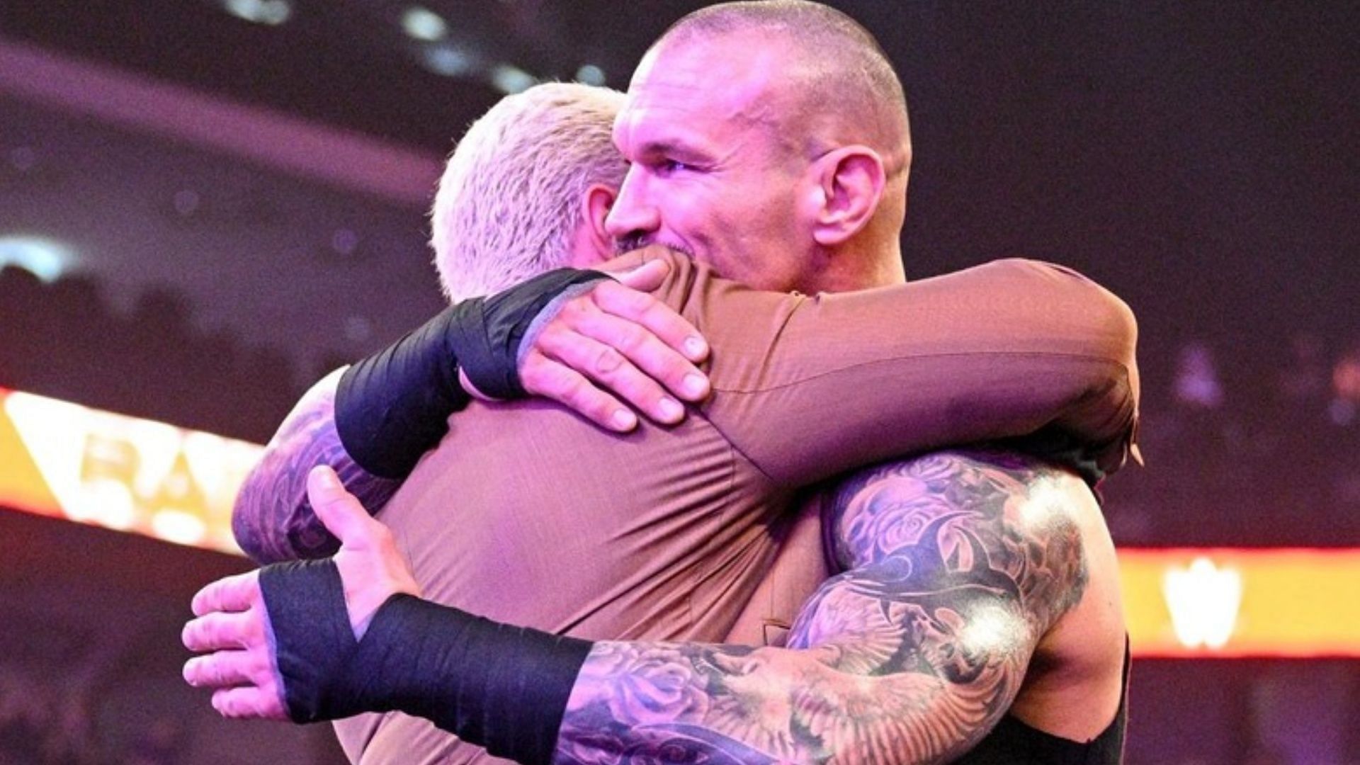 Cody Rhodes and Randy Orton shared a hug on WWE RAW.