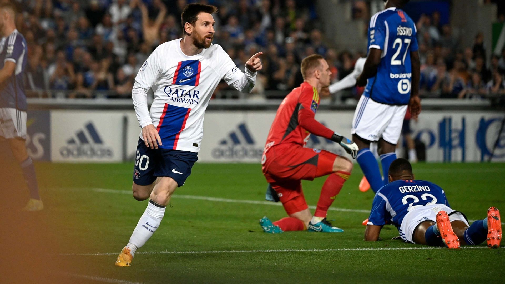 Strasbourg 1-1 PSG: 5 Talking Points As Messi's Record Goal Seals 11th ...