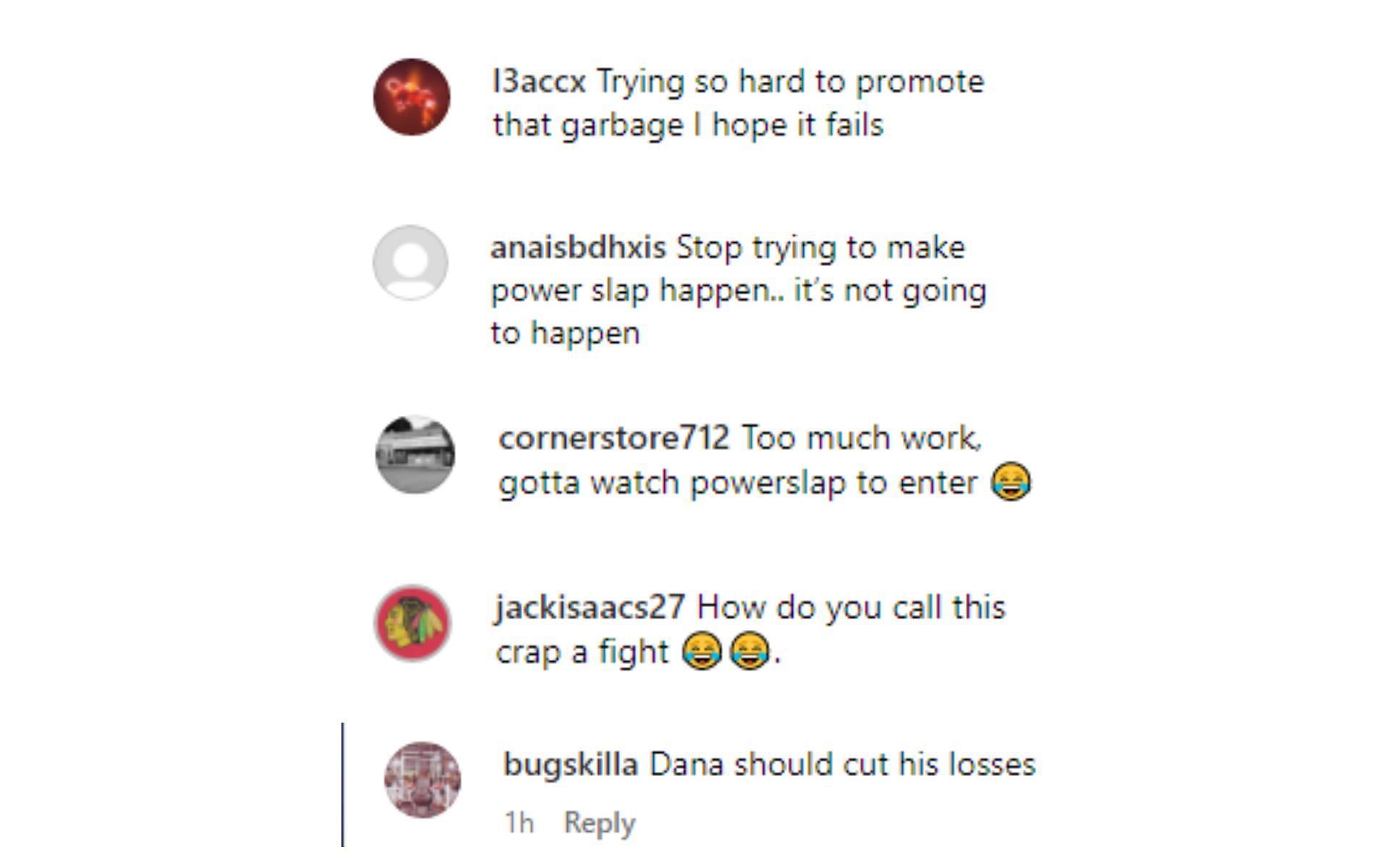 Comments on @kyle and @danawhite PowerSlap post