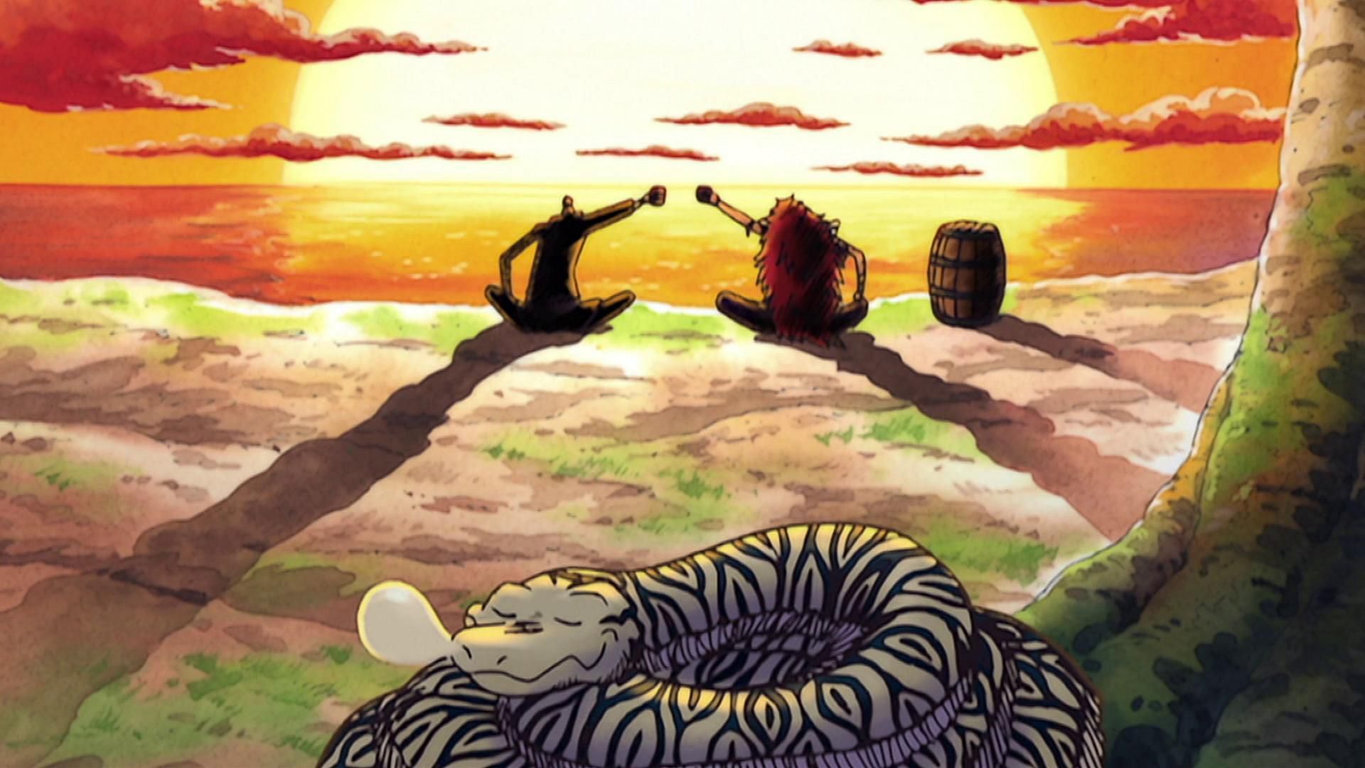 Noland and Kalgara&#039;s bond was sincere and heartfelt (Image via Toei Animation, One Piece)