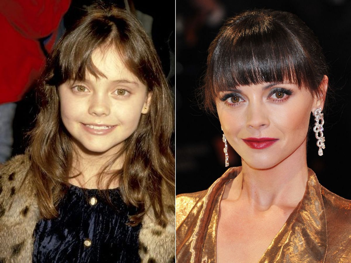 Christina Ricci then and now (Images Via Pinterest and IMDb)