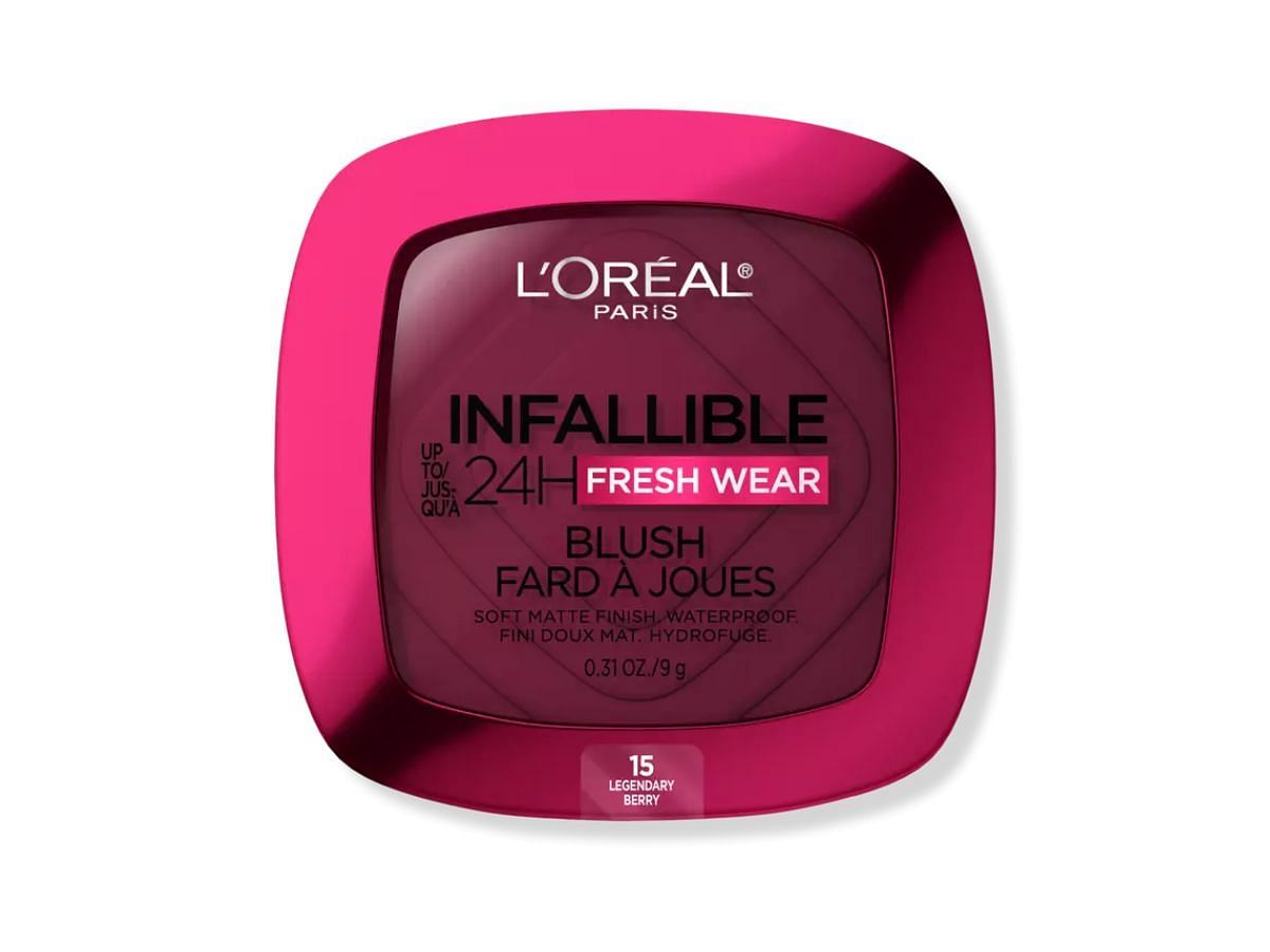 L&#039;Or&eacute;al Infallible 24H Fresh Wear Soft Matte Blush in Legendary Berry (Image via Ulta)