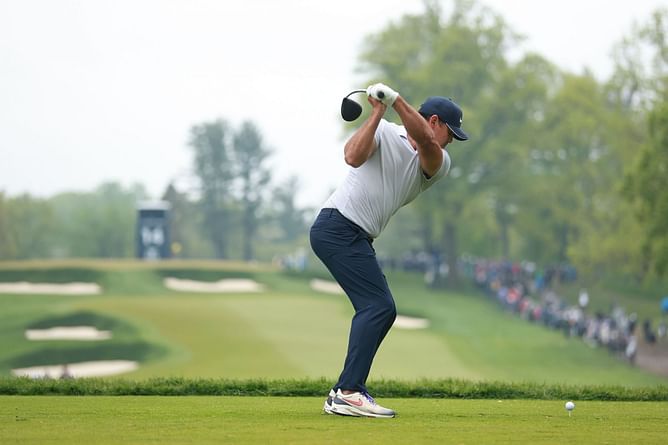When does leader Brooks Koepka resume play at the PGA Championship 2023? Golfer's Sunday tee times explored