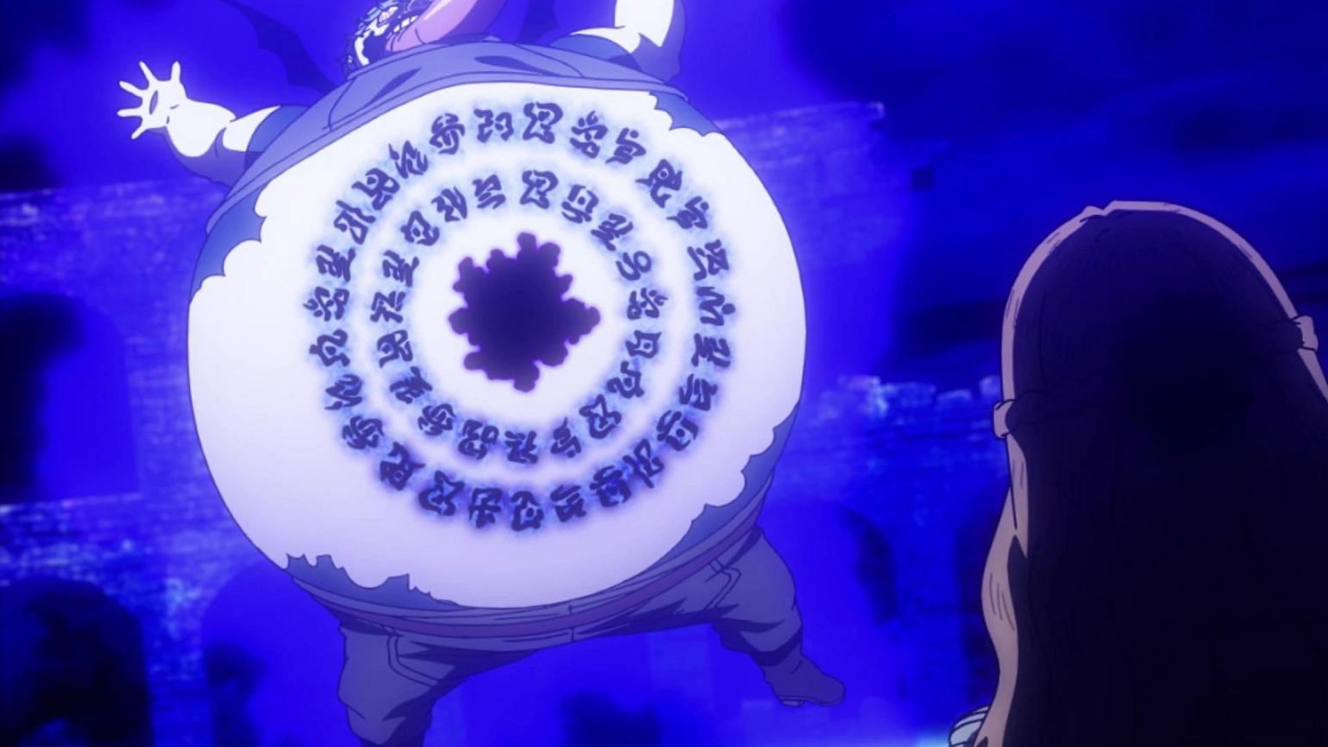 Vanica using Curse-Warding Magic type (Image via Studio Pierrot)