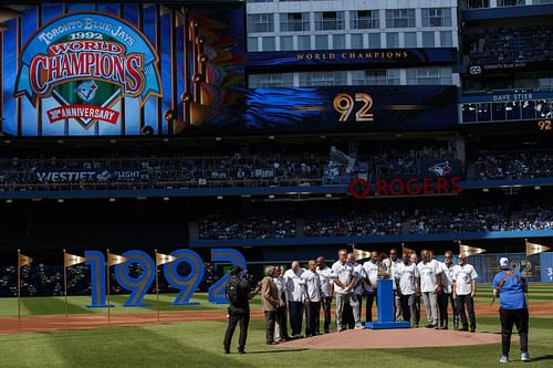 Los Angeles Angels v Toronto Blue Jays