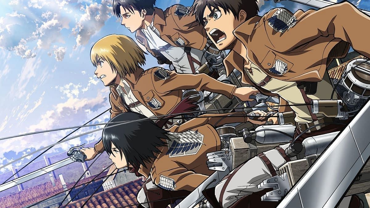Anime with the best story: Attack on Titan Anime (image via Wit Studio)