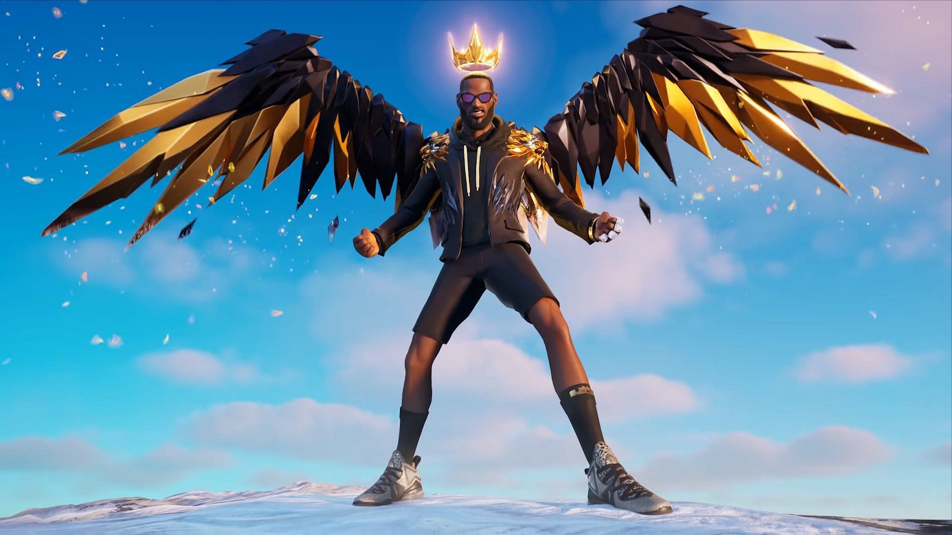 LeBron has millions of fans from all around the world (Image via Epic Games)