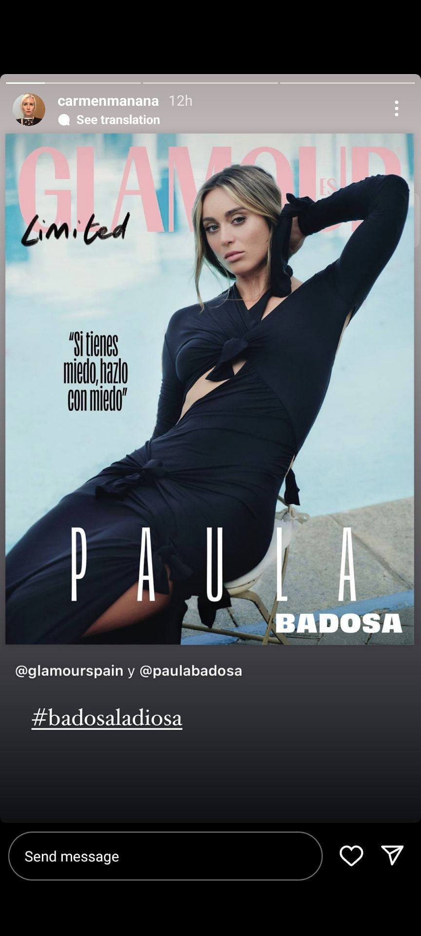 Paula Badosa poses elegantly for Glamour Magazine