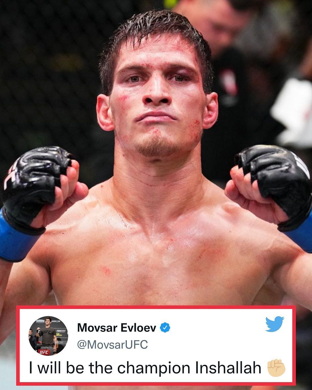 Movsar Evloev is coming for gold [Image via @SandhuMMA on Twitter]