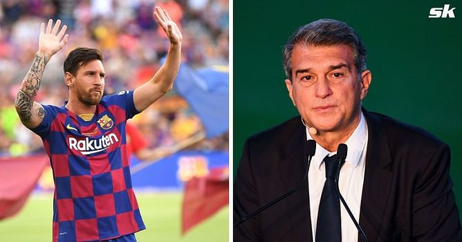 "He was like the Messiah", "Mixture of Cruyff and Maradona" - Lionel Messi hailed by Barcelona president Joan Laporta