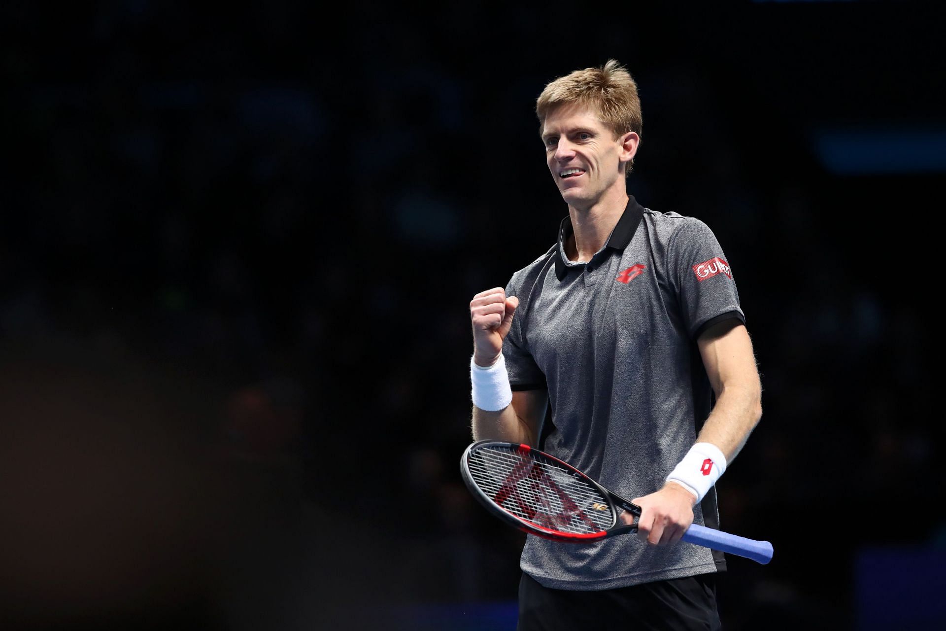 Kevin Anderson at the 2018 ATP Finals.