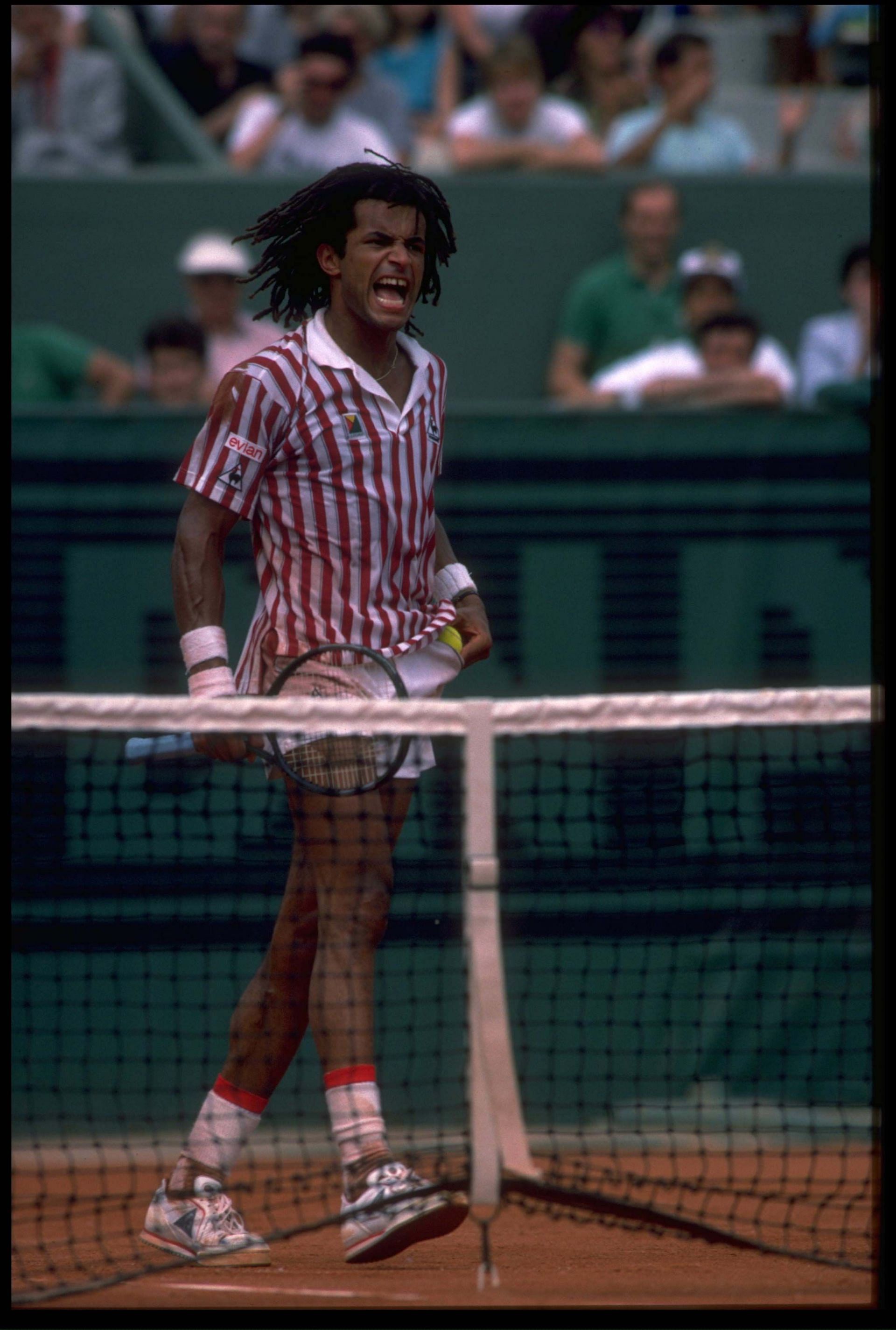 Yannick Noah at the 1988 French Open