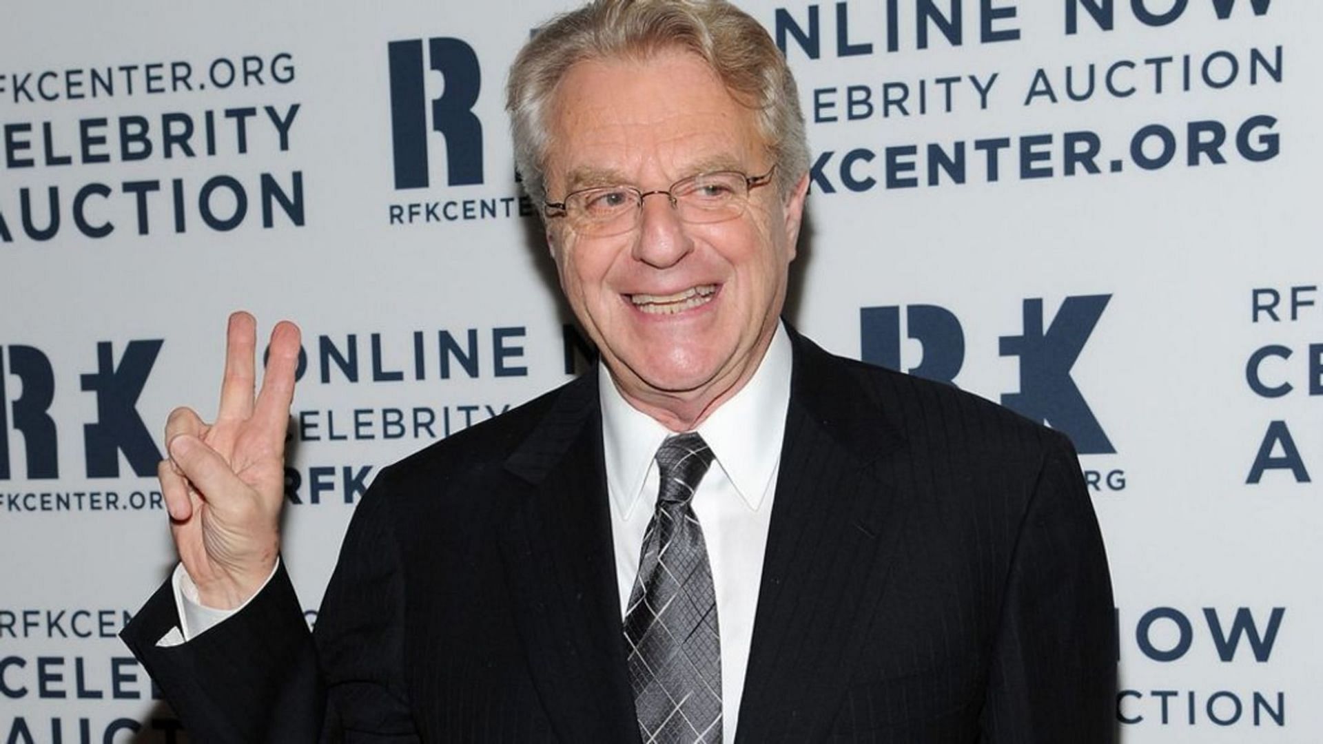 Video of Jerry Springer reading a will debunked (Image via AP)