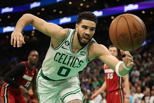 Jayson Tatum of the Boston Celtics