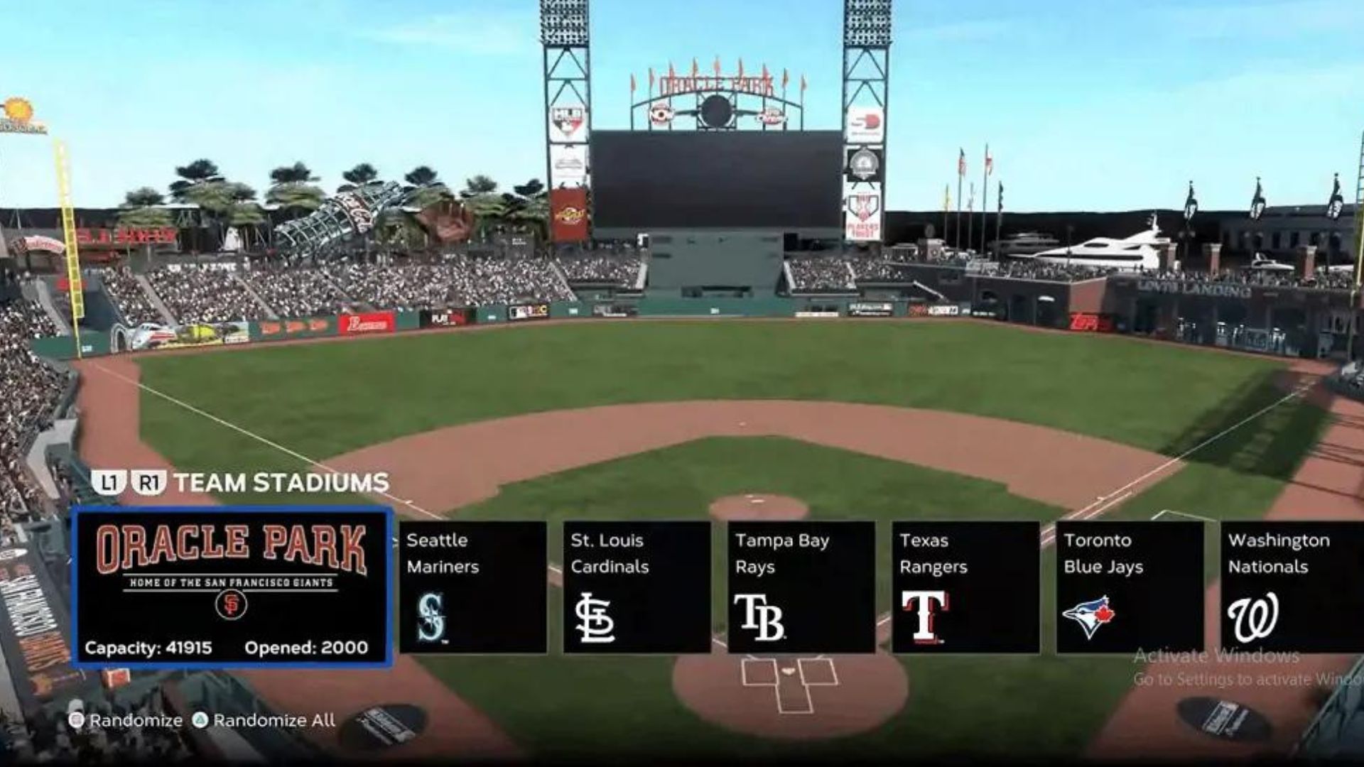 San Francisco Giants MLB The Show 23 Roster