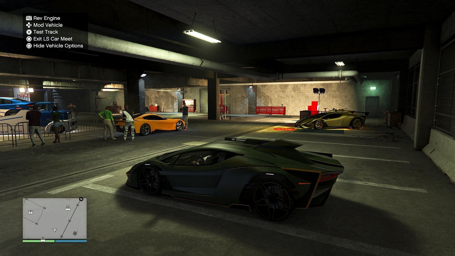 An example of a player getting ready to customize their ride (Image via Rockstar Games)