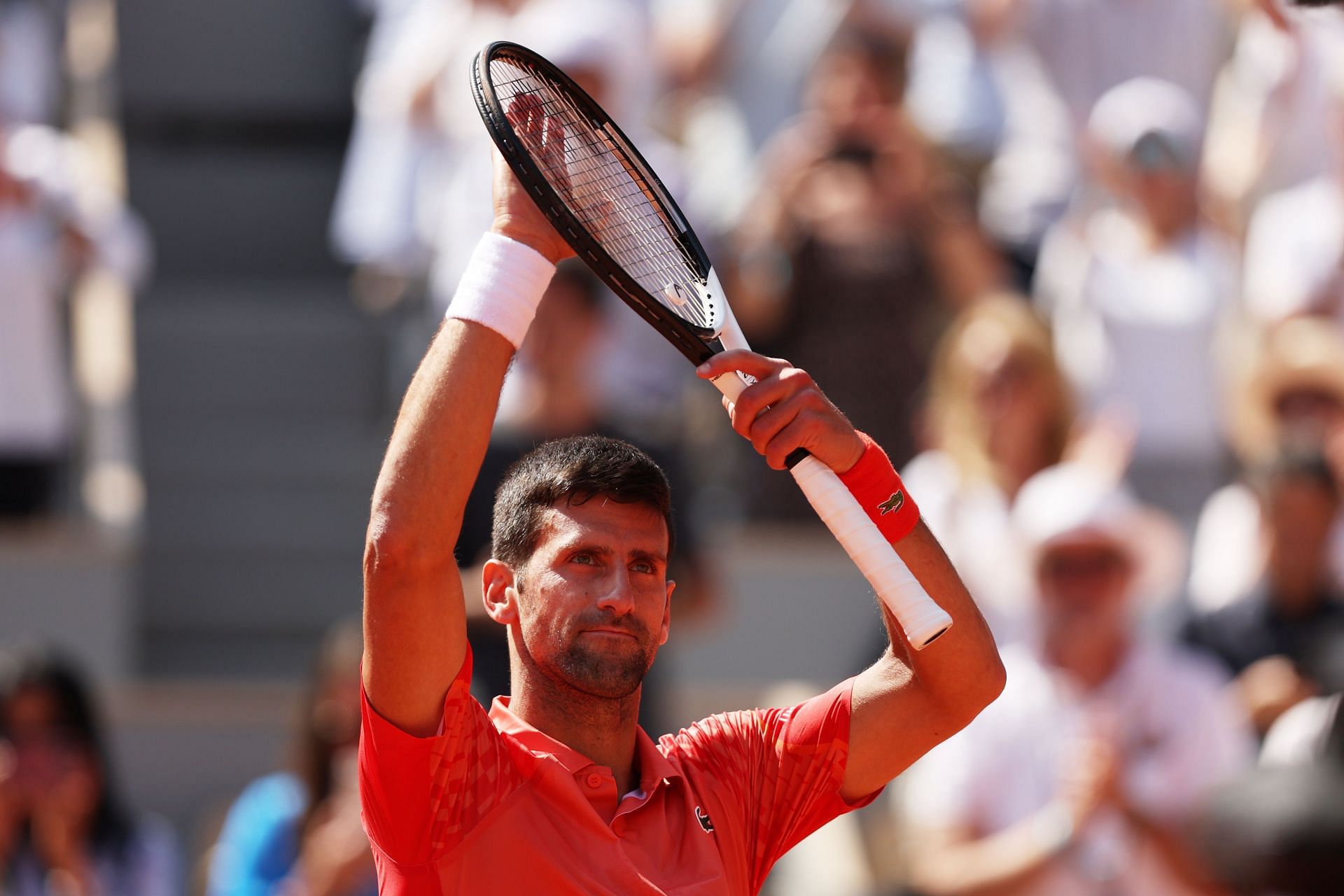 Novak Djokovic through to the second round at the 2023 French Open