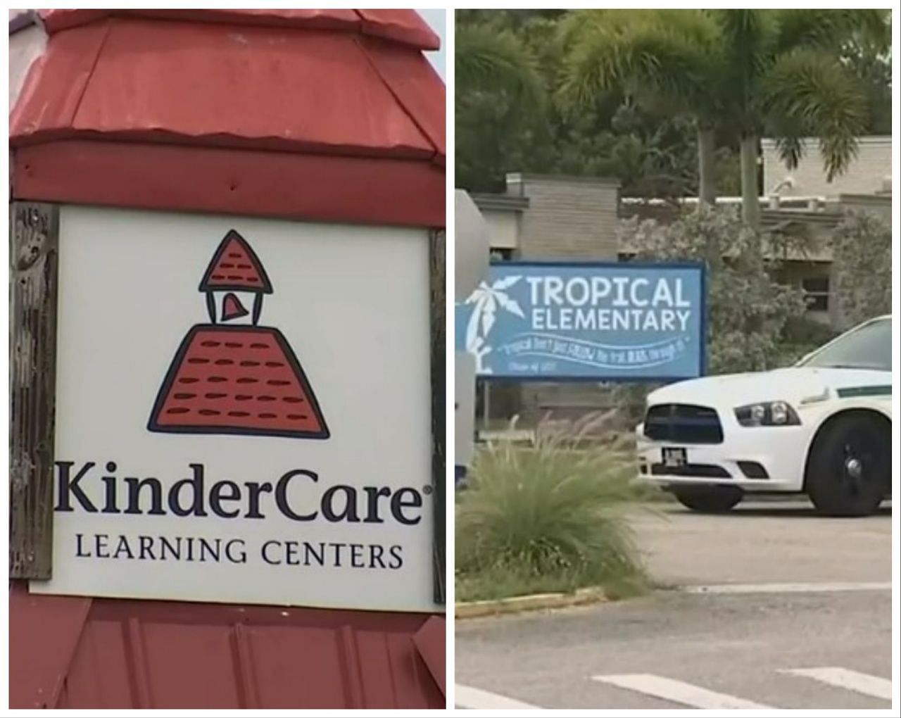 KinderCare and Tropical Elementary where Cohen was employed (Image via Facebook)