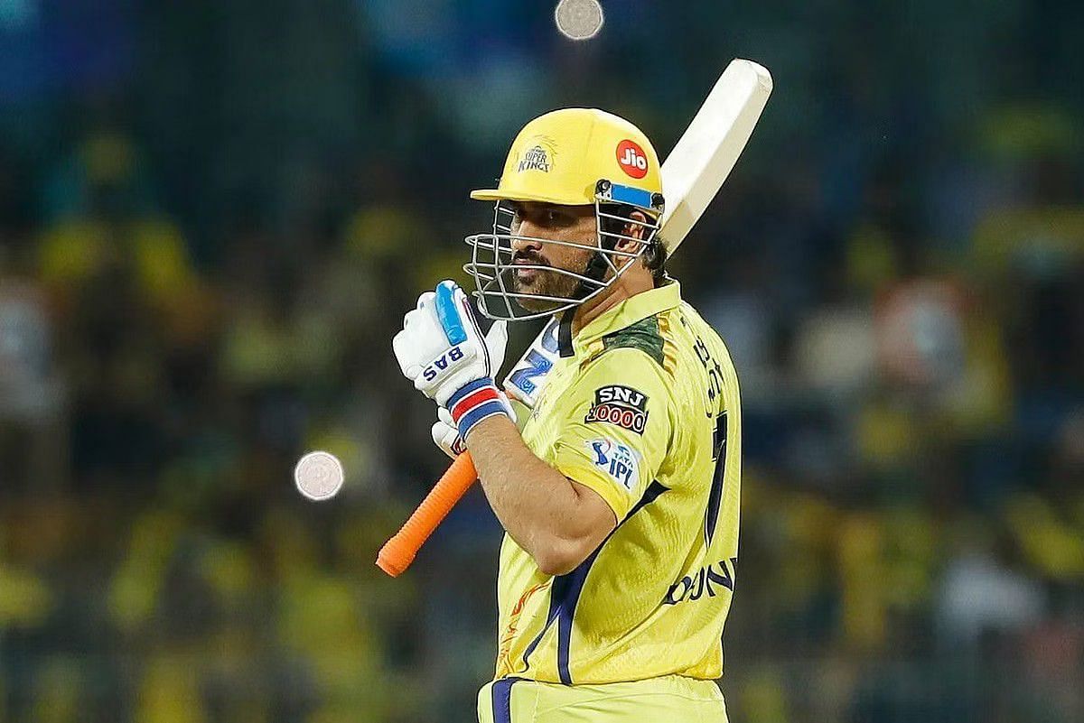 MS Dhoni in action for CSK [IPLT20]