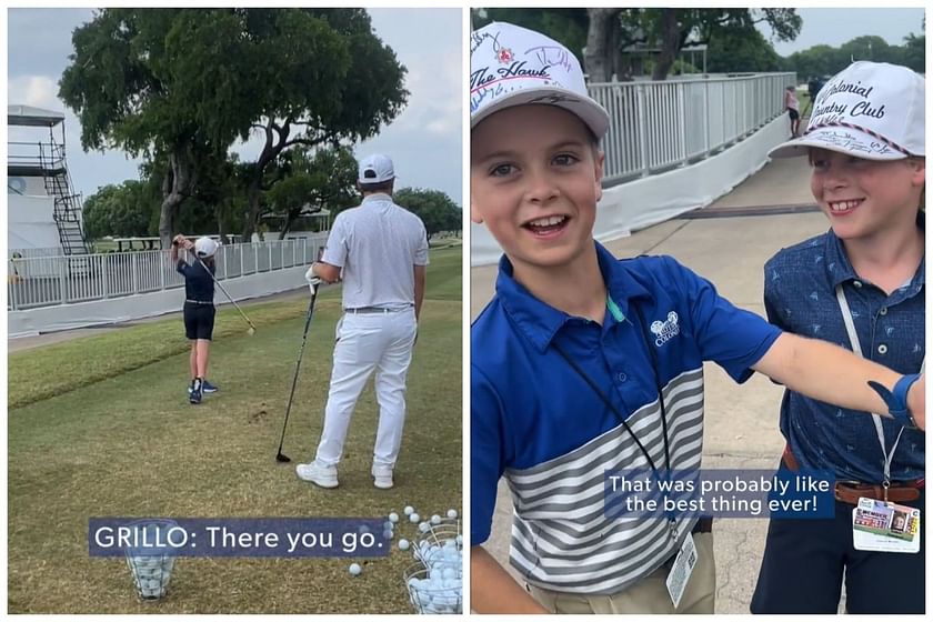 Emiliano Grillo Invited Two Young Fans