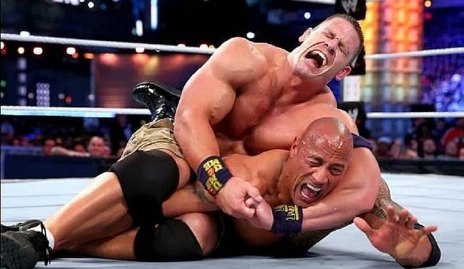 John Cena reacts to the possibility of facing The Rock for the third time