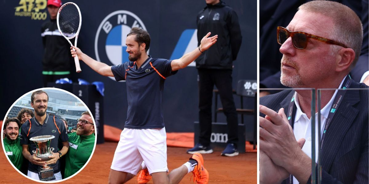 Daniil Medvedev called Emperor of Rome by Boris Becker after Italian Open  win