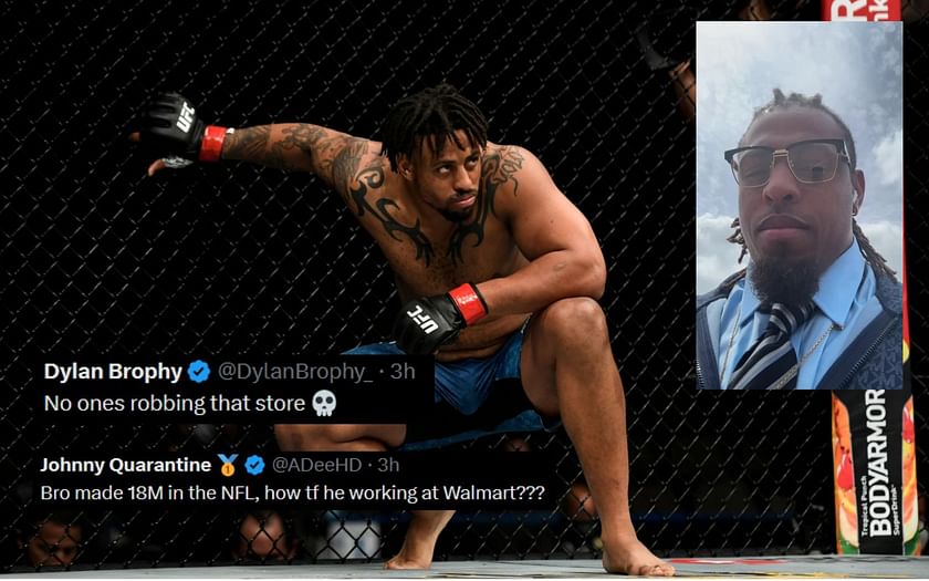 UFC fans have mixed reactions to UFC vet Greg Hardy livestreaming from his  Walmart job, Andrew