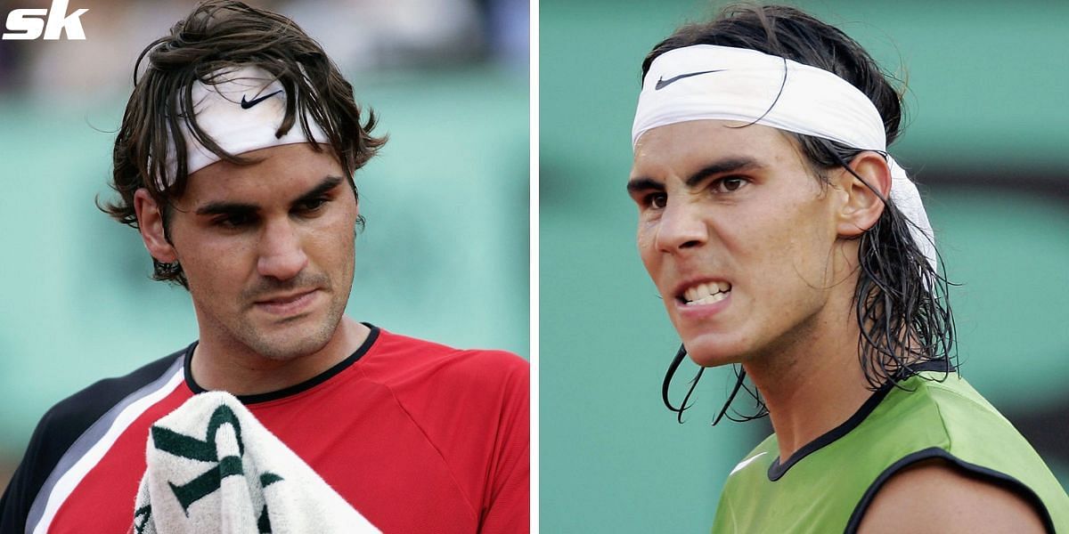 Roger Federer and Rafael Nadal faced off in the semifinals of the 2005 French Open