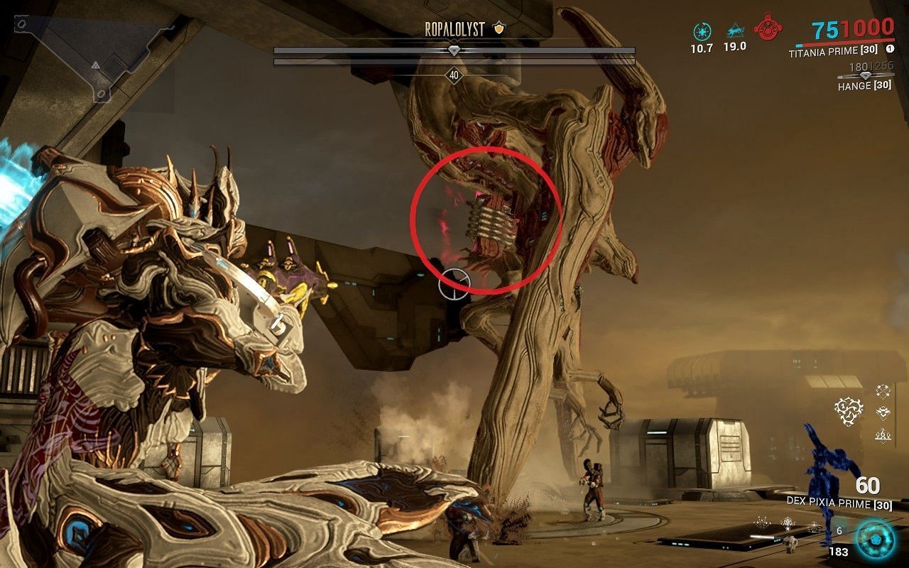 Exposed Synovia on the Ropalolyst (image via Digital Extremes)