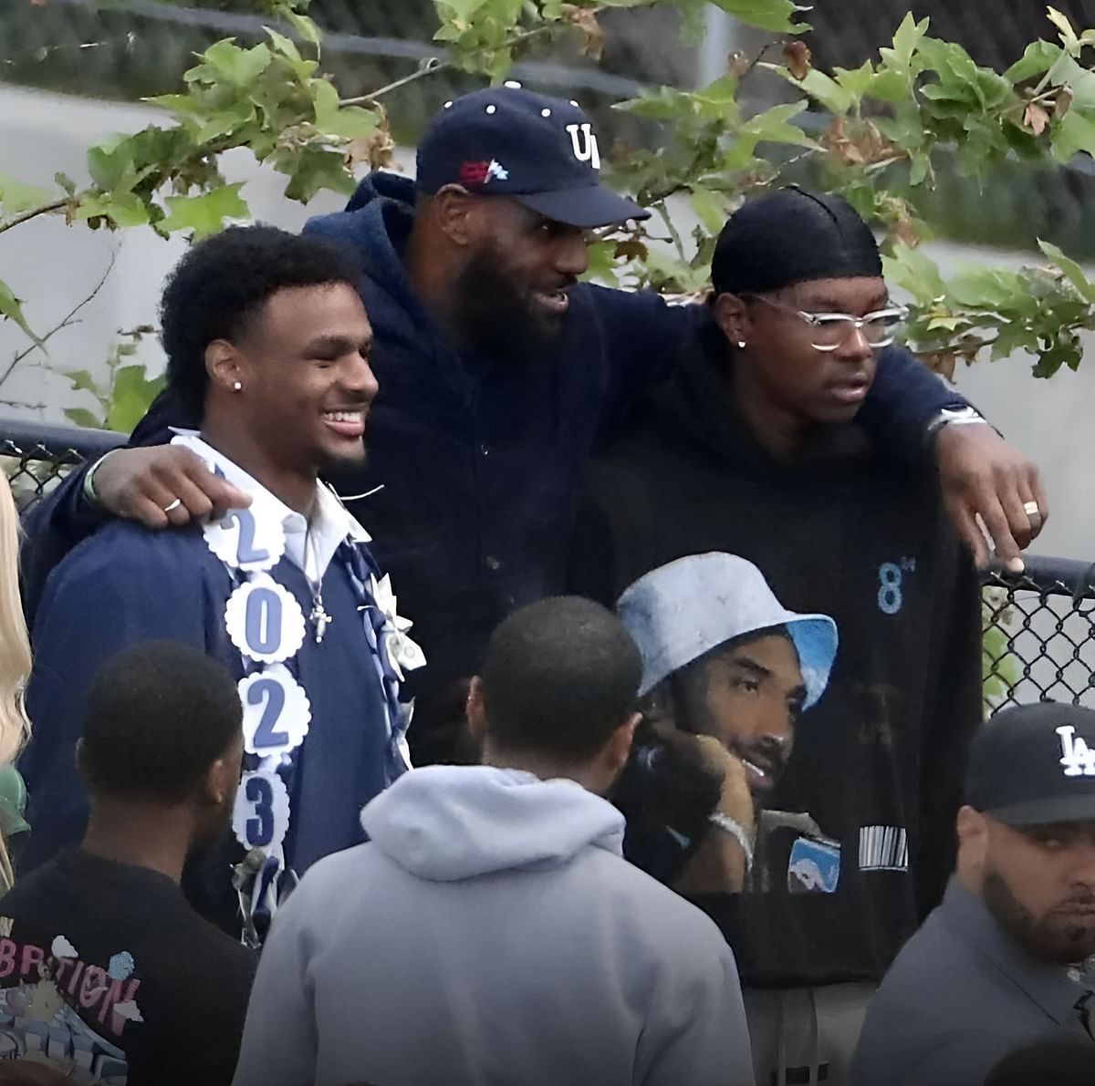 Watch: All photos of Bronny James getting graduated from high school