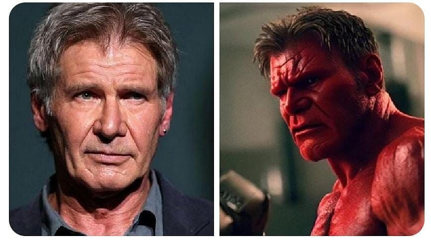 Harrison Ford as Red Hulk in MCU Phase 5 (Image via Marvel)