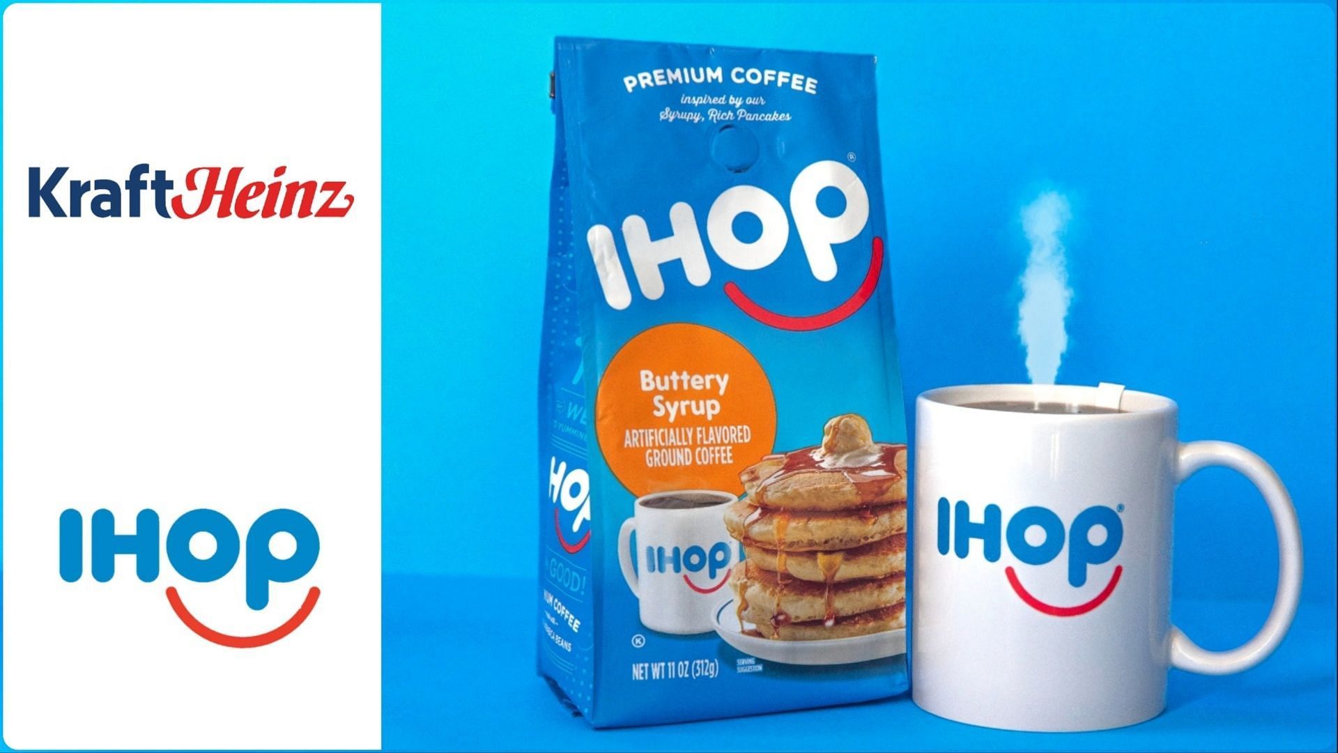 Kraft Heinz launches a new range of pancake-inspired IHOP Coffe (Image via Kraft Heinz/IHOP)